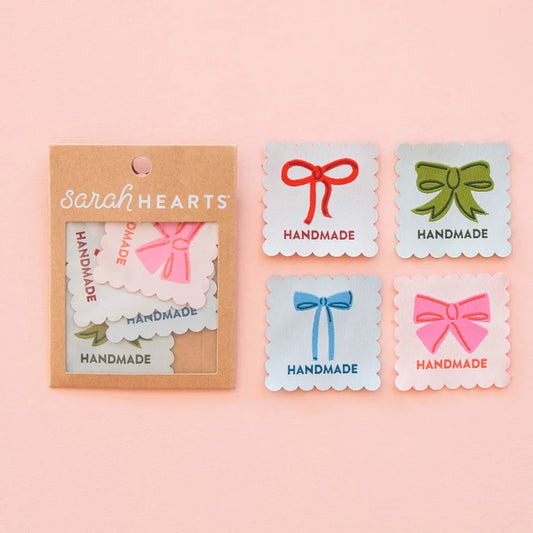 Bows Multipack Large Woven Sewing Labels