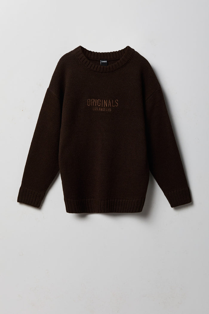 Boys Embroidered Sweater