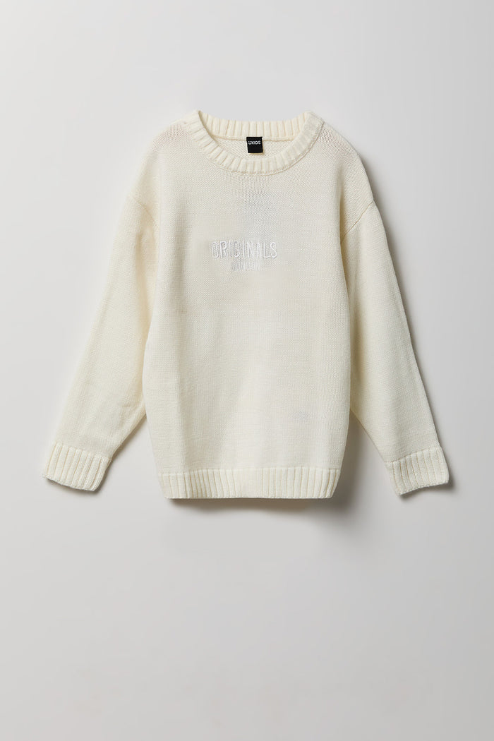 Boys Embroidered Sweater