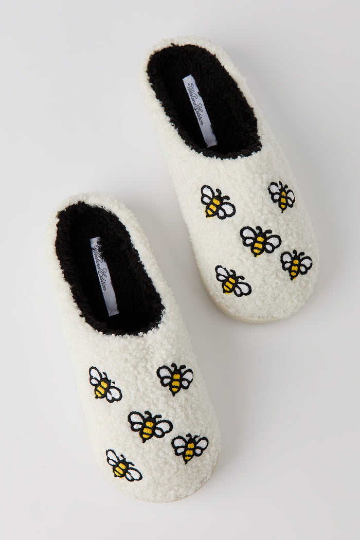 Bumblebee Sherpa Slippers