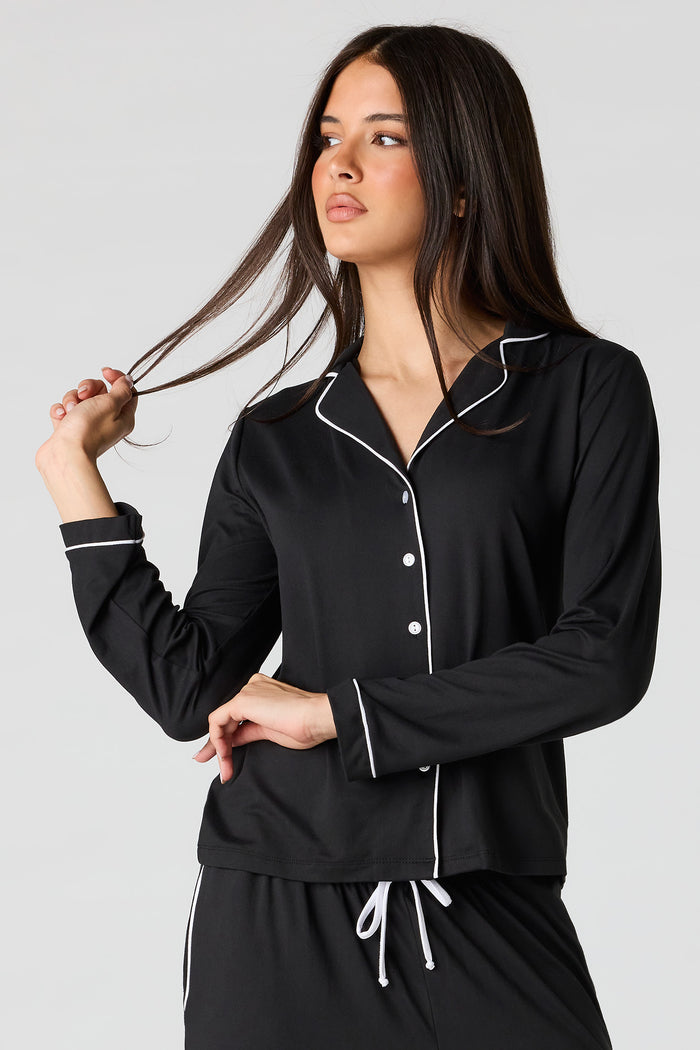 Button-Up Top & Pant Pajama Set