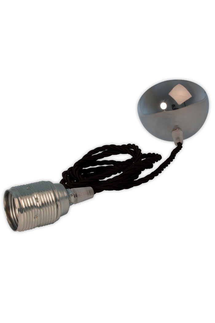 Calex Pendant Lamp - E27 - Chrome - Excluded Light Source