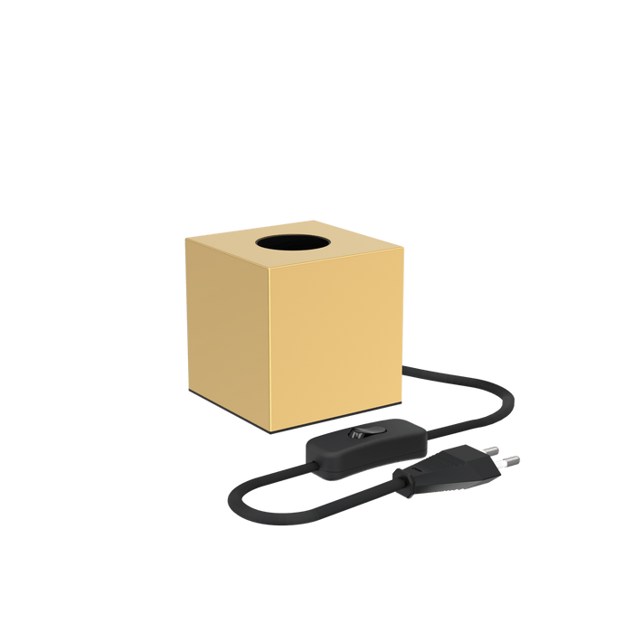 Calex Table Lamp Square - E27 - Gold - Excl. light source