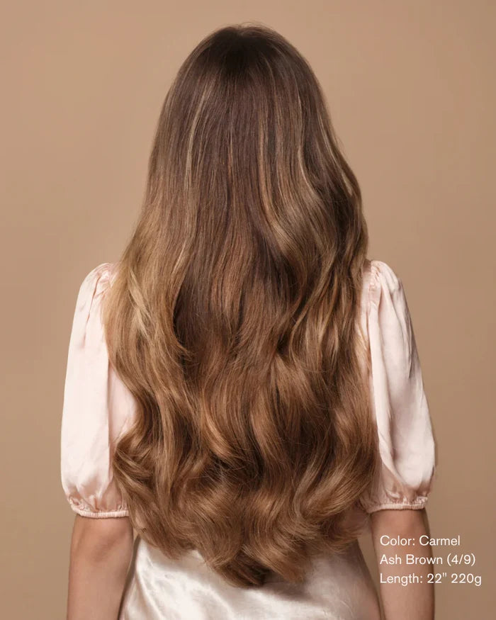 Caramel Ash Blend (4/9) 20" 160g - Clip-Ins