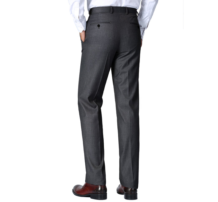 Classic Gray No Pleat Trousers