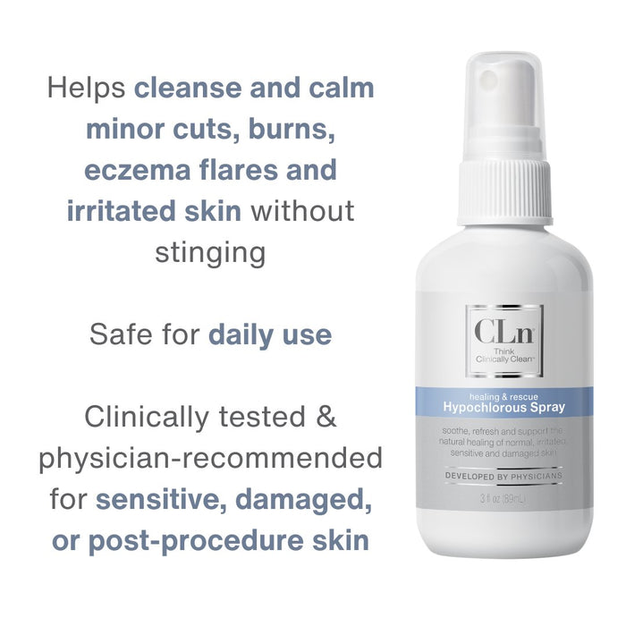Hypochlorous Spray 3oz CLn Skin Care