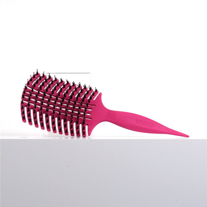 COCCO® Aura Vent Boar Brush (Pink)