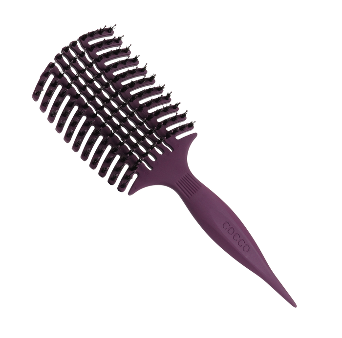 COCCO® Aura Vent Boar Brush (Purple)