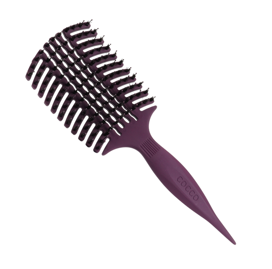COCCO® Aura Vent Boar Brush (Purple)