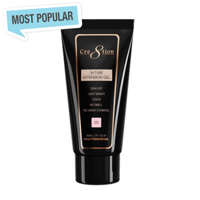 Cre8tion Poly Gel-Extension Gel In Tube 2oz - #03