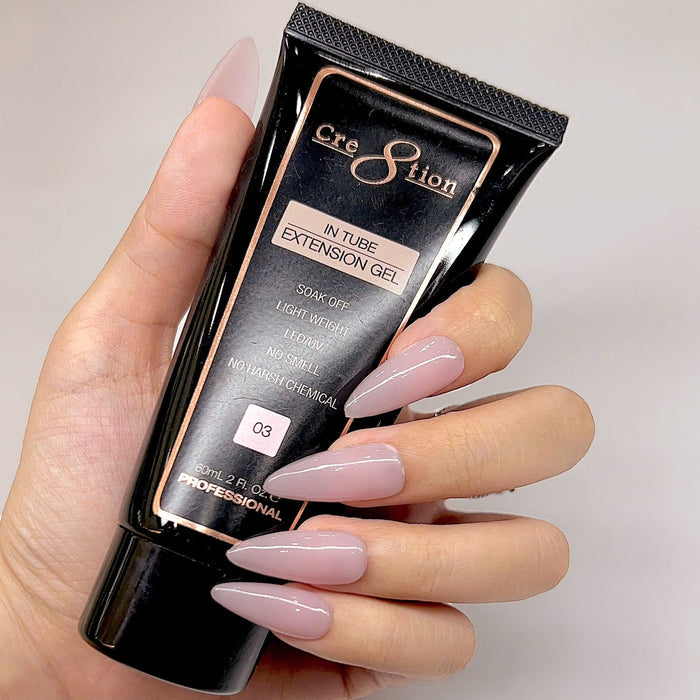 Cre8tion Poly Gel-Extension Gel In Tube 2oz - #03