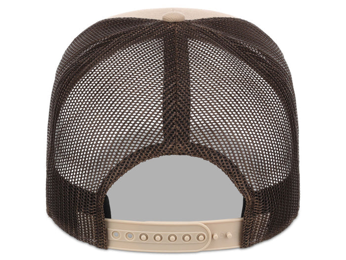 Crowns by Lids Birdie 7-Panel Trucker - Khaki/Brown