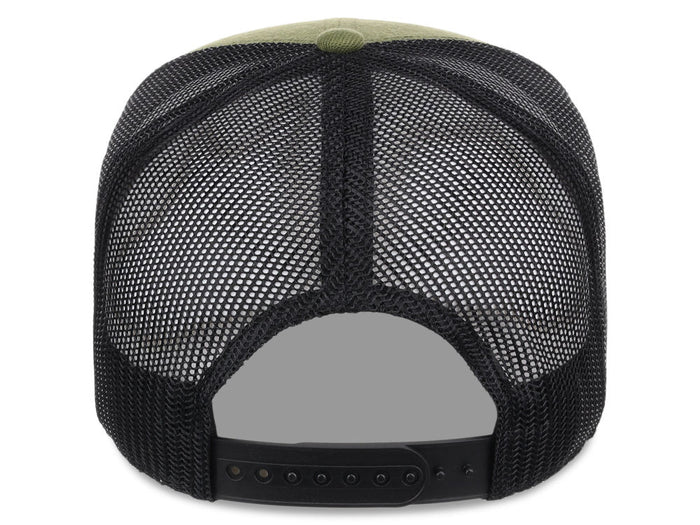 Crowns by Lids Birdie 7-Panel Trucker - Olive/Black