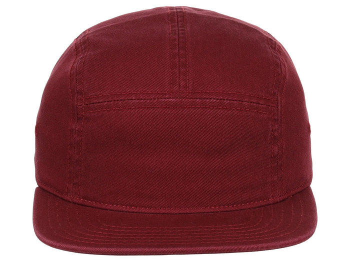 Crowns By Lids Camper 5-Panel Hat - Burgundy