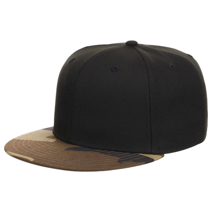 Crowns By Lids Dime Snapback Cap - Black/Camo