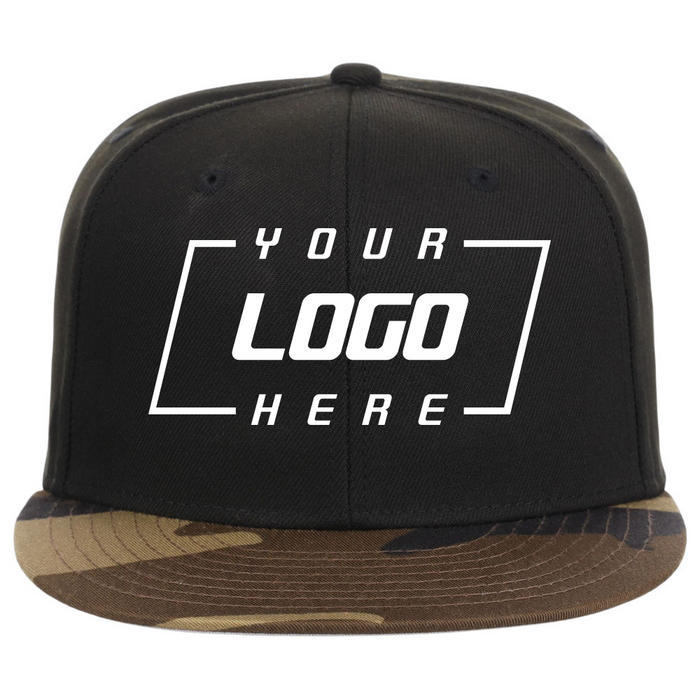 Crowns By Lids Dime Snapback Cap - Black/Camo