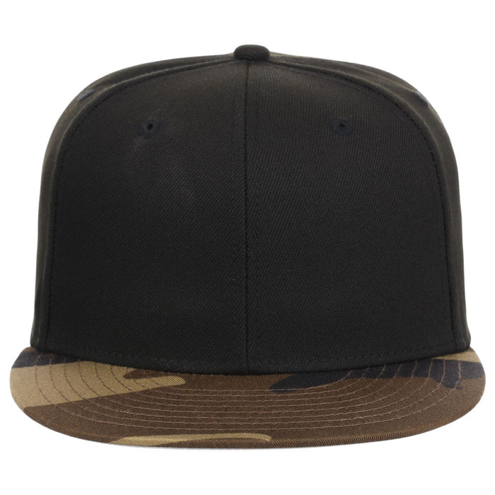 Crowns By Lids Dime Snapback Cap - Black/Camo