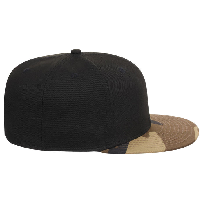Crowns By Lids Dime Snapback Cap - Black/Camo