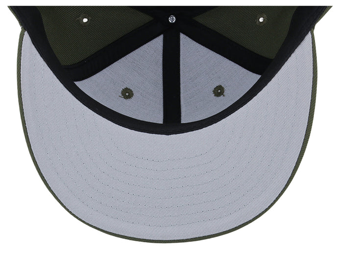 Crowns By Lids Dime Snapback Cap - Olive