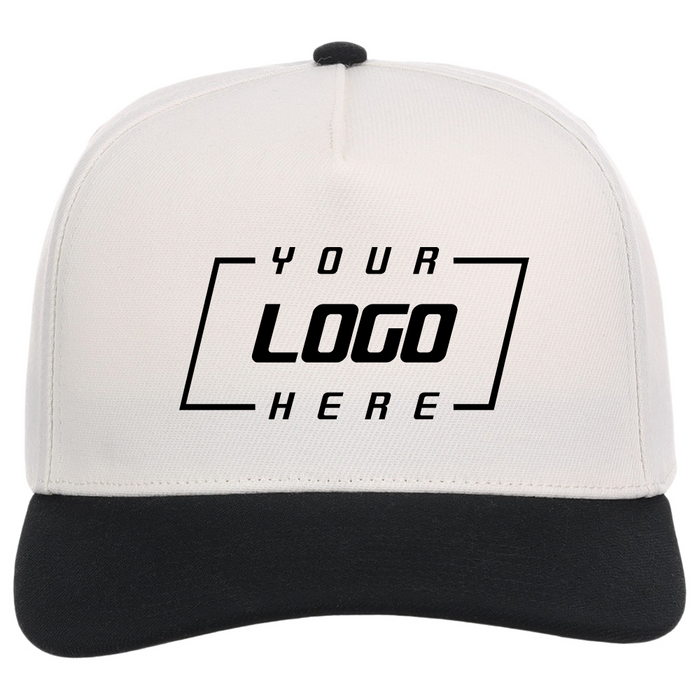 Crowns By Lids Hook Shot 2-Tone A-Frame Cap - Ivory/Black