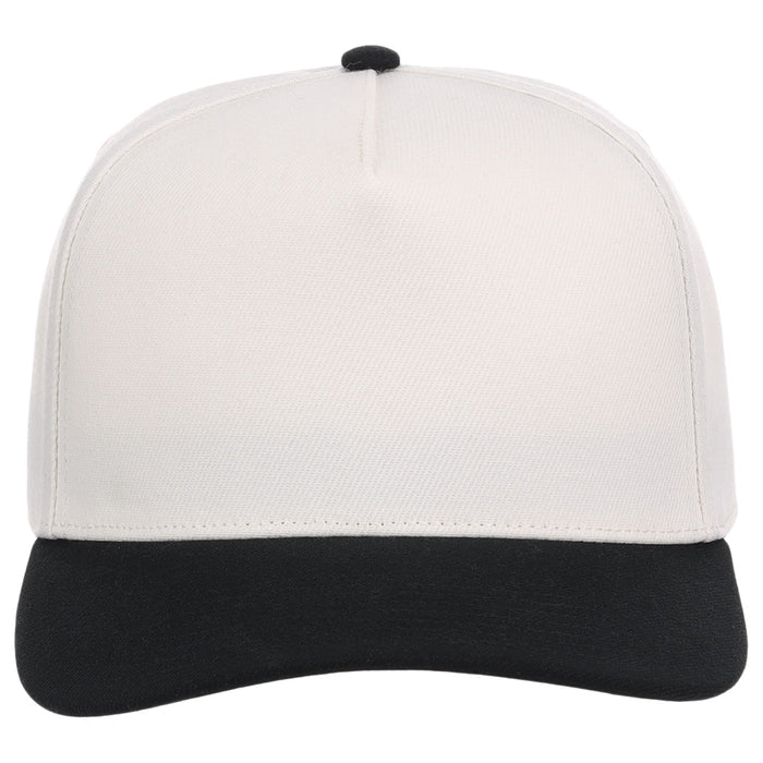 Crowns By Lids Hook Shot 2-Tone A-Frame Cap - Ivory/Black