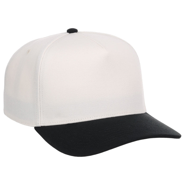 Crowns By Lids Hook Shot 2-Tone A-Frame Cap - Ivory/Black