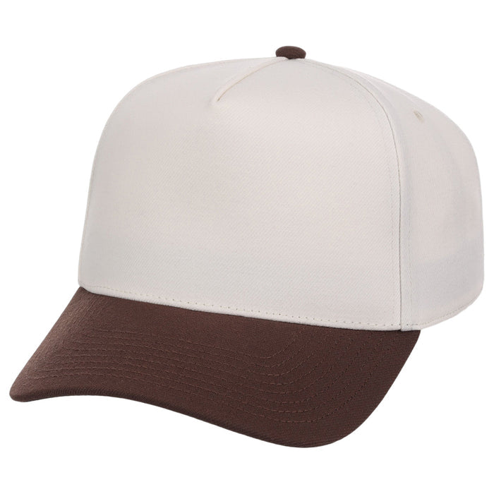 Crowns By Lids Hook Shot 2-Tone A-Frame Cap - Ivory/Brown