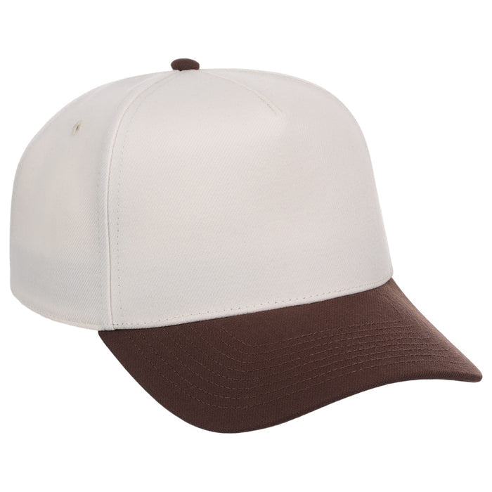Crowns By Lids Hook Shot 2-Tone A-Frame Cap - Ivory/Brown