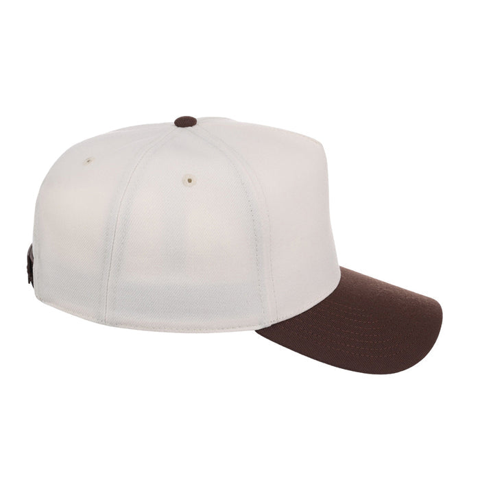 Crowns By Lids Hook Shot 2-Tone A-Frame Cap - Ivory/Brown