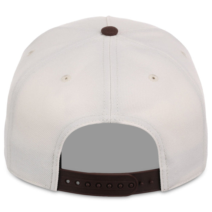 Crowns By Lids Hook Shot 2-Tone A-Frame Cap - Ivory/Brown
