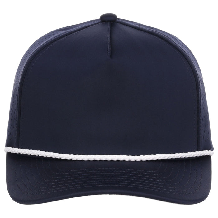 Crowns By Lids Rope 5-Panel Tech Cap - Navy