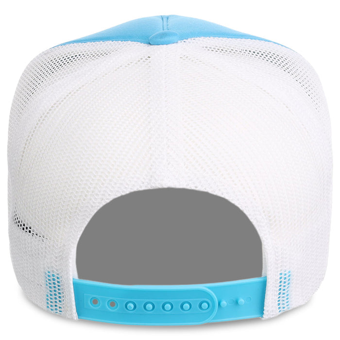 Crowns By Lids Screen Foam Trucker Cap - White/Light Blue