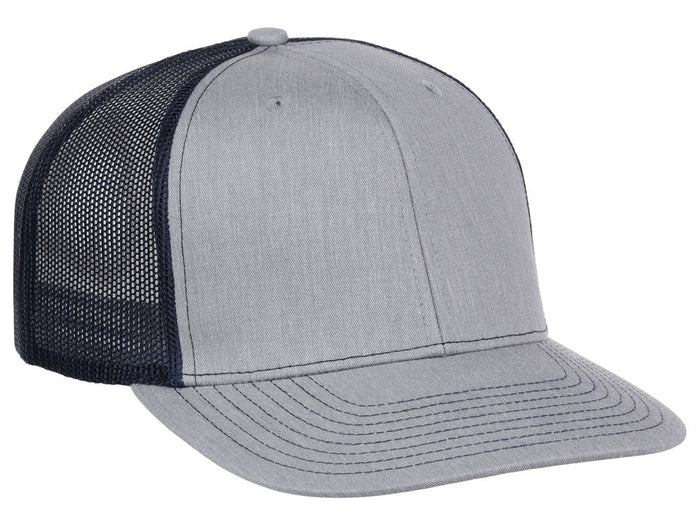Crowns By Lids Slam Dunk Trucker Cap - Heather Grey/Navy