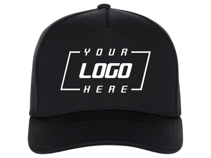 Crowns By Lids Tee Box 5-Panel Tech Cap - Black