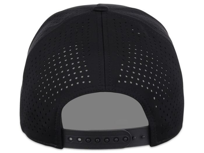 Crowns By Lids Tee Box 5-Panel Tech Cap - Black