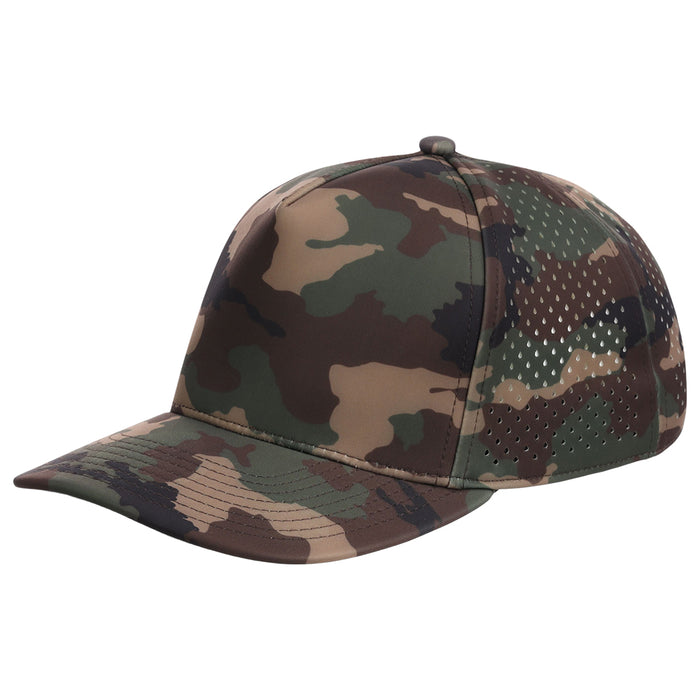 Crowns By Lids Tee Box 5-Panel Tech Cap - Camo