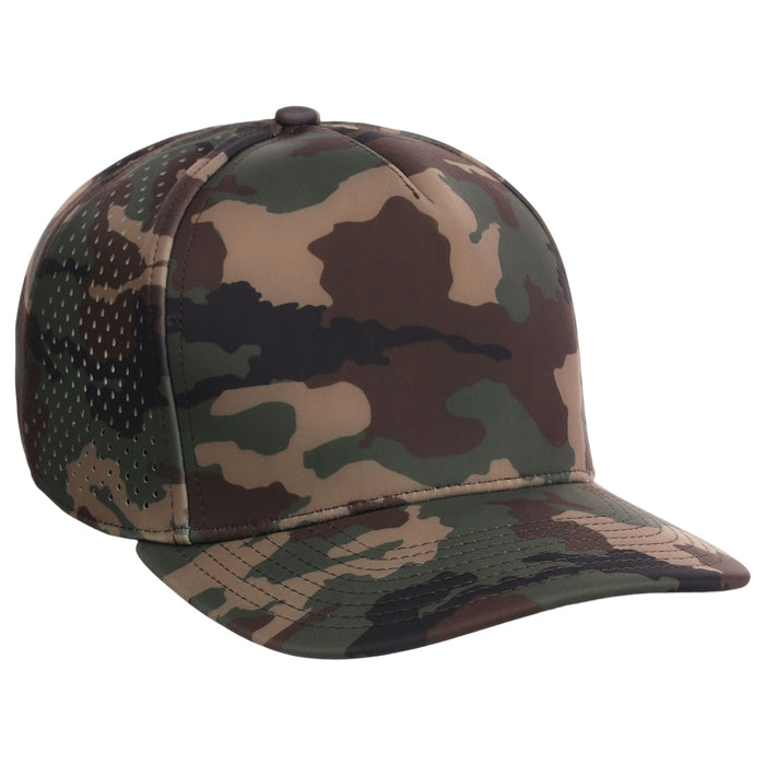 Crowns By Lids Tee Box 5-Panel Tech Cap - Camo