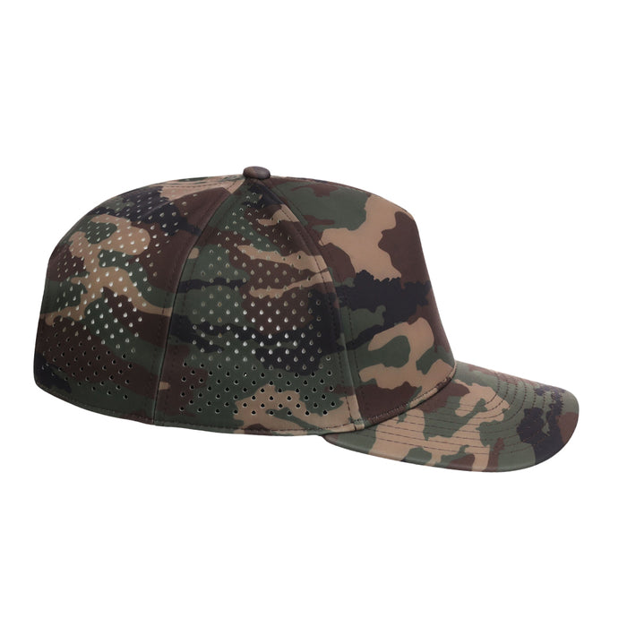 Crowns By Lids Tee Box 5-Panel Tech Cap - Camo
