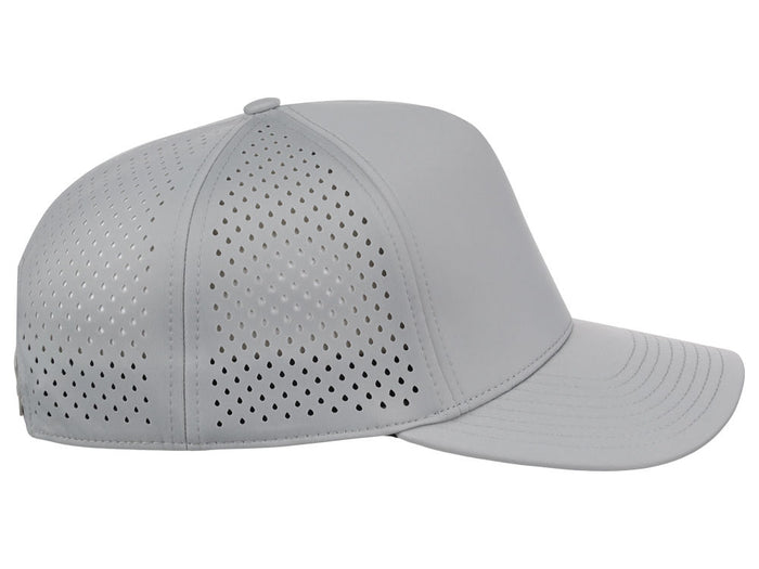 Crowns By Lids Tee Box 5-Panel Tech Cap - Grey