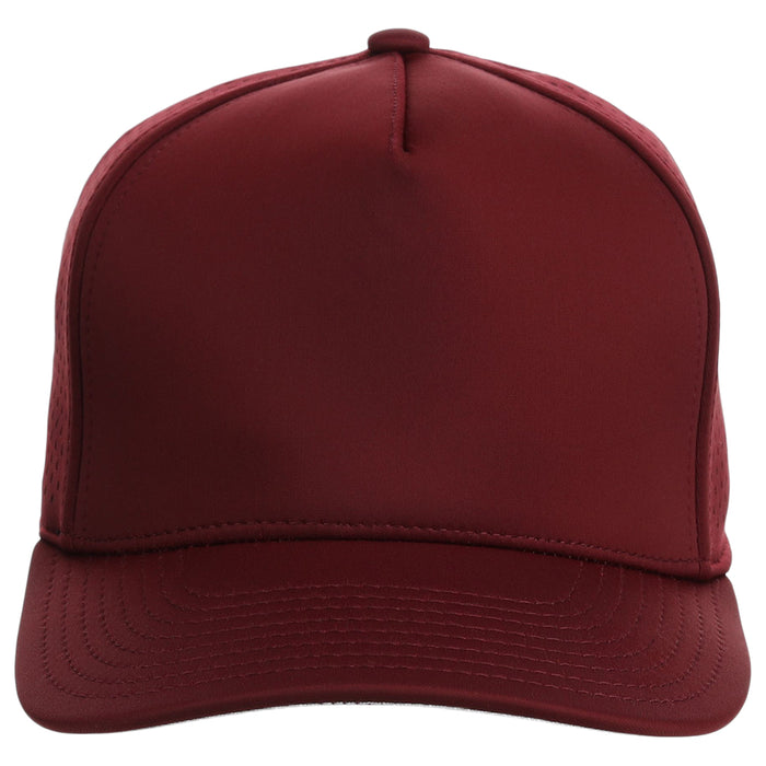 Crowns By Lids Tee Box 5-Panel Tech Cap - Maroon