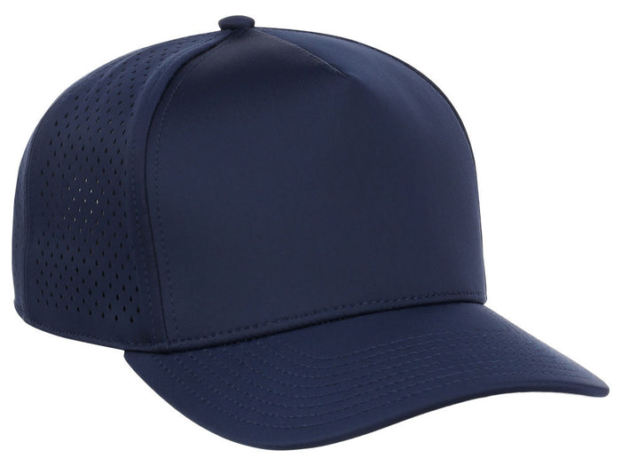 Crowns By Lids Tee Box 5-Panel Tech Cap - Navy