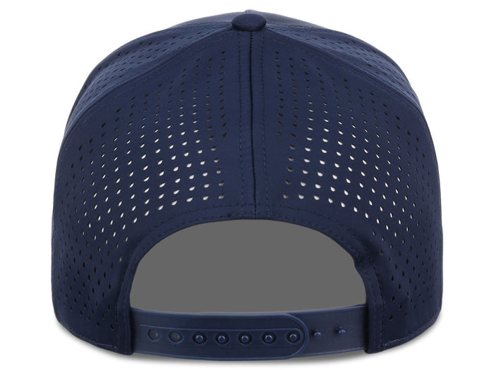 Crowns By Lids Tee Box 5-Panel Tech Cap - Navy