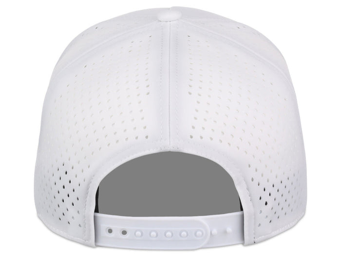 Crowns By Lids Tee Box 5-Panel Tech Cap - White