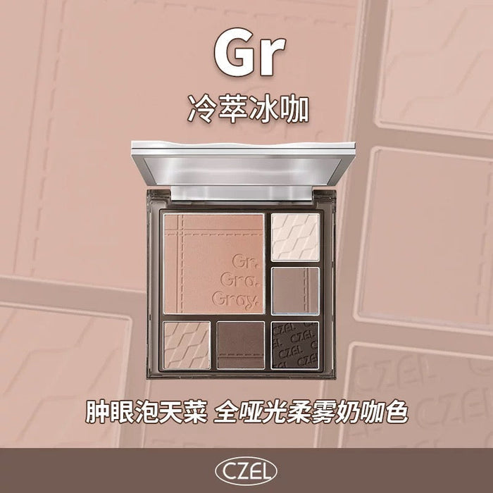 CZEL Soft Gradient Multi Functional Eyeshadow Palette 6.5g - myernk
