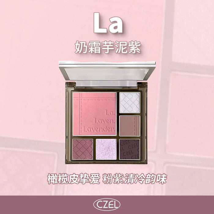 CZEL Soft Gradient Multi Functional Eyeshadow Palette 6.5g - myernk