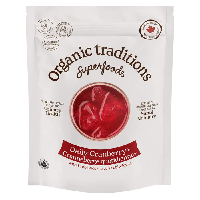 Package of Organic Traditions Daily Cranberry+ 100g