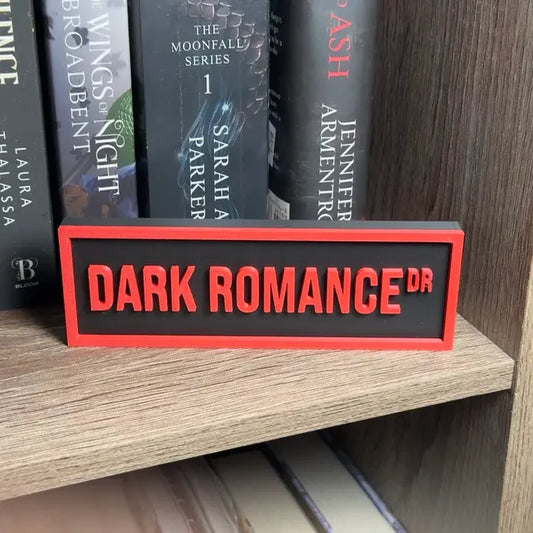 Dark Romance Street Sign