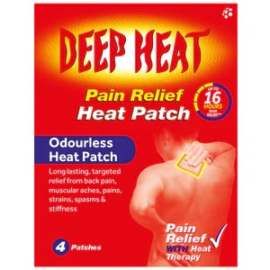 Deep Heat Pain Relief Heat Patch 4s