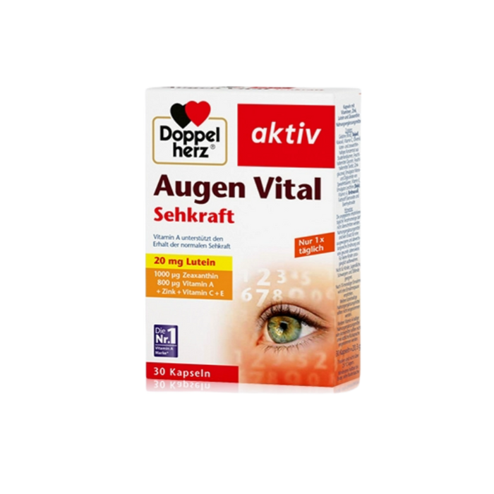 DOPPELHERZ Augen Vital Sehkraft 30 Capsules - myernk