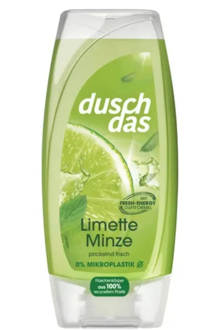 Duschdas Limette Minze Spacious Quality Fresh Energy from Germany(3 piece -250×3:750 ml) - Aegean Vibe